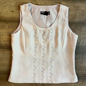 Vintage light purple sleeveless top